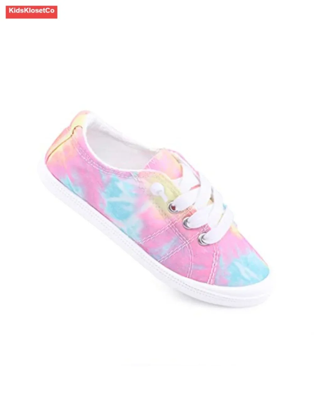 Kids Slip On Canvas Sneakers, Elastic Laces Low Top Casual Shoes, Breathable
